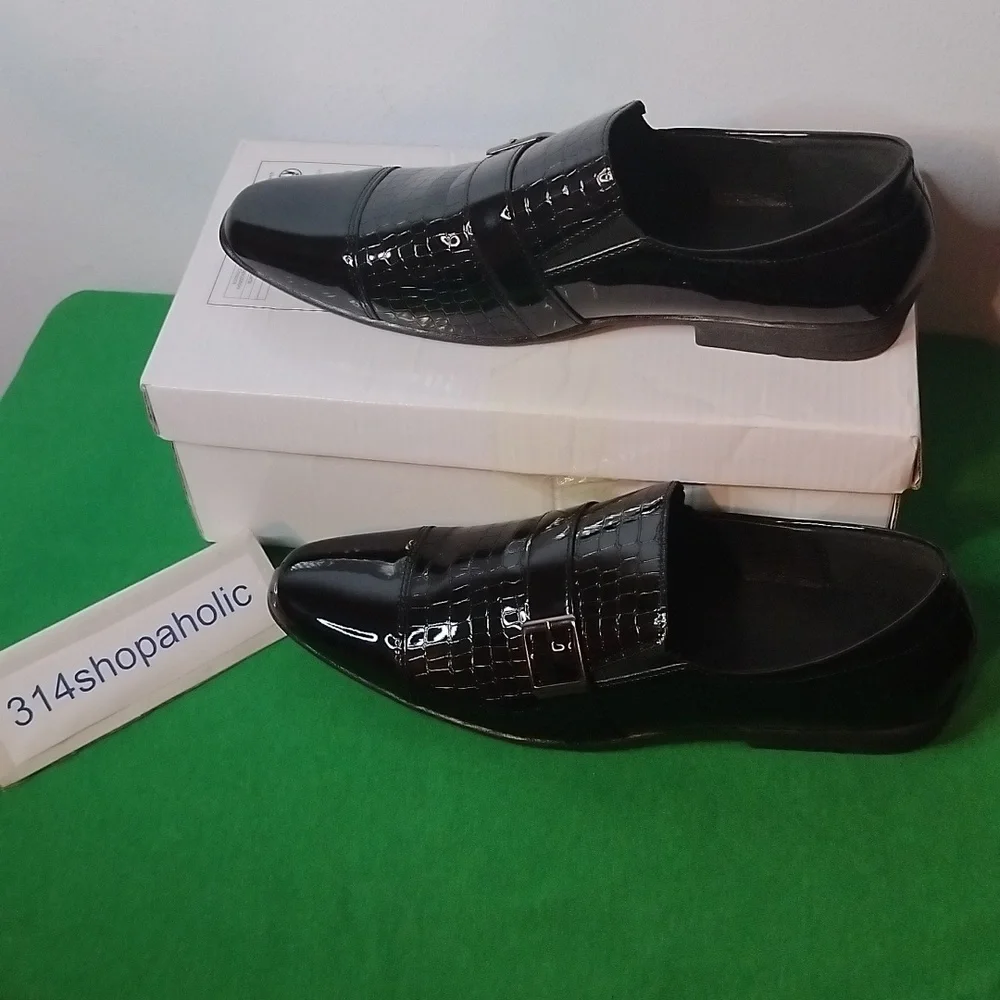 Boys Black Patent Leather Dress Shoes
